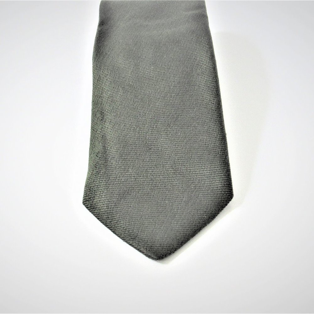 Men's BALLY Olive Green Silk Necktie